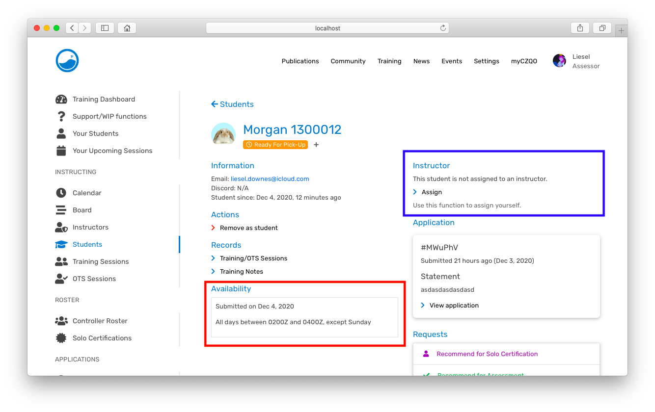 Training admin guide - Gander OCA Knowledge Base